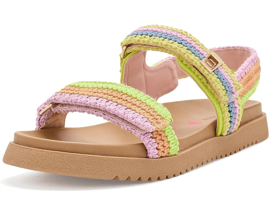Pastel Crochet Sandal