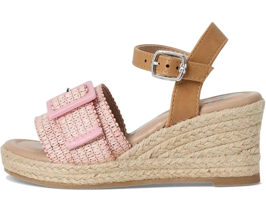 Pink Espadrille Wedge