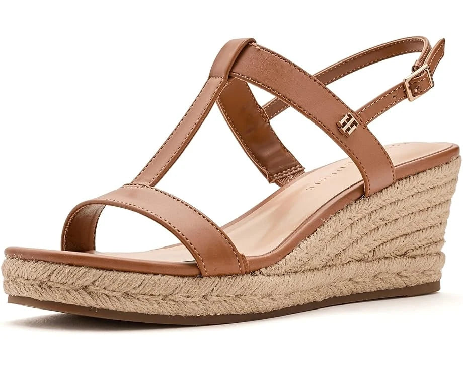 Tan Espadrille Wedge