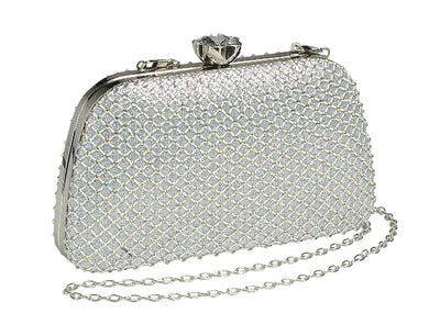 Ellena Diamond Studded Evening Bag Mini  Clutch Bag