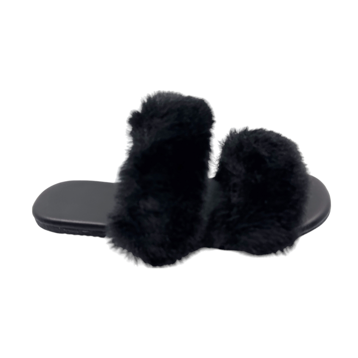 Cindy's Girls Faux Fur Slides