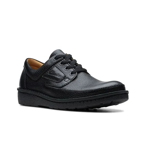 Black Comfort Lace-Up